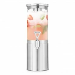 Final Touch Tabletop & Bar Stainless Steel & Glass Beverage Dispenser