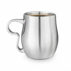 Final Touch Chefs Tools Double-Wall Stainless Steel Curvy Cup