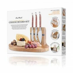 Final Touch Chefs Tools 5 Piece Magnetic Cheese Board Set
