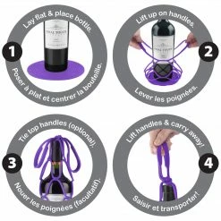 Final Touch Up&Away Collapsible Silicone Bottle Bag