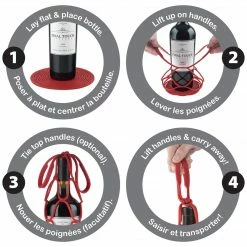 Final Touch Up&Away Collapsible Silicone Bottle Bag