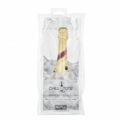 Final Touch Collapsible Wine & Champagne Chiller Bag - Clear Chefs Tools