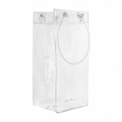 Final Touch Collapsible Wine & Champagne Chiller Bag - Clear Chefs Tools
