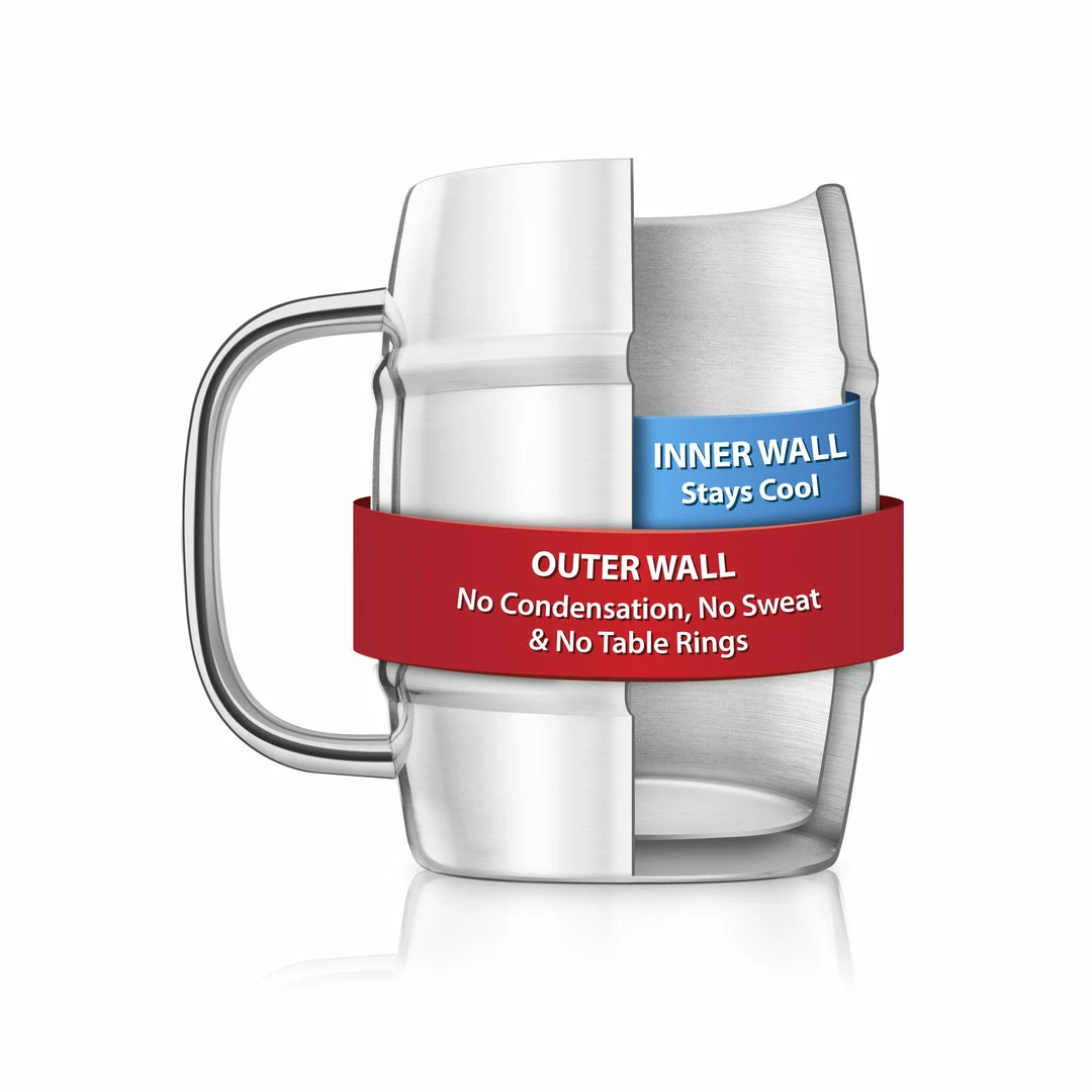 Coupon ๐ Final Touch Double-Wall Beer Keg Mug Tabletop & Bar ๐ฅฐ 4 Final Touch Double-Wall Beer Keg Mug Tabletop & Bar
