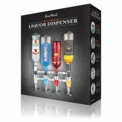 Cheapest 🔔 Final Touch 4 Bottle Wall Mounted Liquor Dispenser 💯 15 Final Touch 4 Bottle Wall Mounted Liquor Dispenser