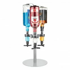 Final Touch Tabletop & Bar 3 Bottle Liquor Dispenser