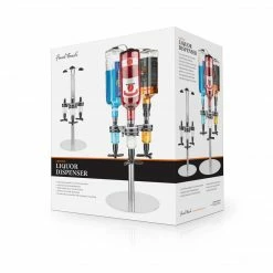 Final Touch Tabletop & Bar 3 Bottle Liquor Dispenser