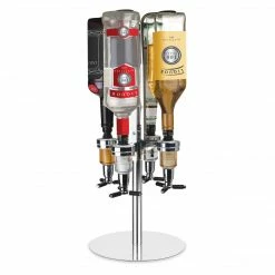Final Touch 4 Bottle Liquor Dispenser Tabletop & Bar