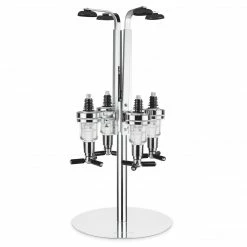 Final Touch 4 Bottle Liquor Dispenser Tabletop & Bar