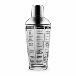 Final Touch Tabletop & Bar Recipe Cocktail Shaker