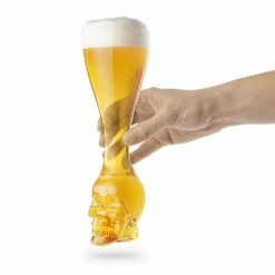 Final Touch Brainfreeze Skull Glass With Skeletal Frame