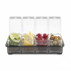 Final Touch 5 Piece Garnish Bar Caddy
