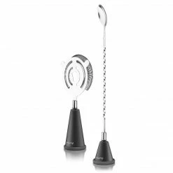 Final Touch Spoon & Strainer With Built-in Jiggers