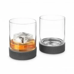 Final Touch Breakaway Hockey Puck Tumblers - Set Of 2 Tabletop & Bar