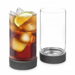 Final Touch Tabletop & Bar Breakaway Hockey Puck Pints - Set Of 2