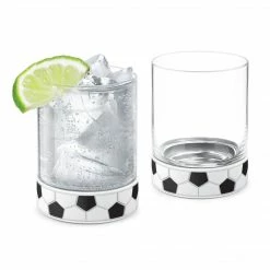 Final Touch Kick-Off Soccer / Football Tumblers - Set Of 2