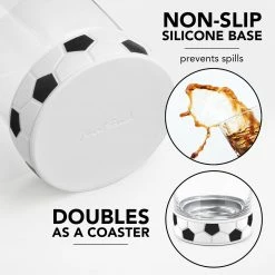Final Touch Kick-Off Soccer / Football Tumblers - Set Of 2