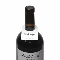 Final Touch Tabletop & Bar Wine Bottle Tags - 48 Tags