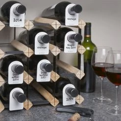 Final Touch Tabletop & Bar Wine Bottle Tags - 48 Tags