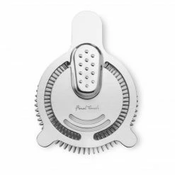 Final Touch Stainless Steel Hawthorne Cocktail Strainer Tabletop & Bar