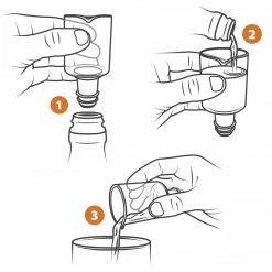 Final Touch Tabletop & Bar Whiskey Jigger Stopper