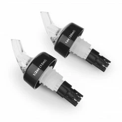 Final Touch Tabletop & Bar Measured Bottle Pourers - Set Of 2