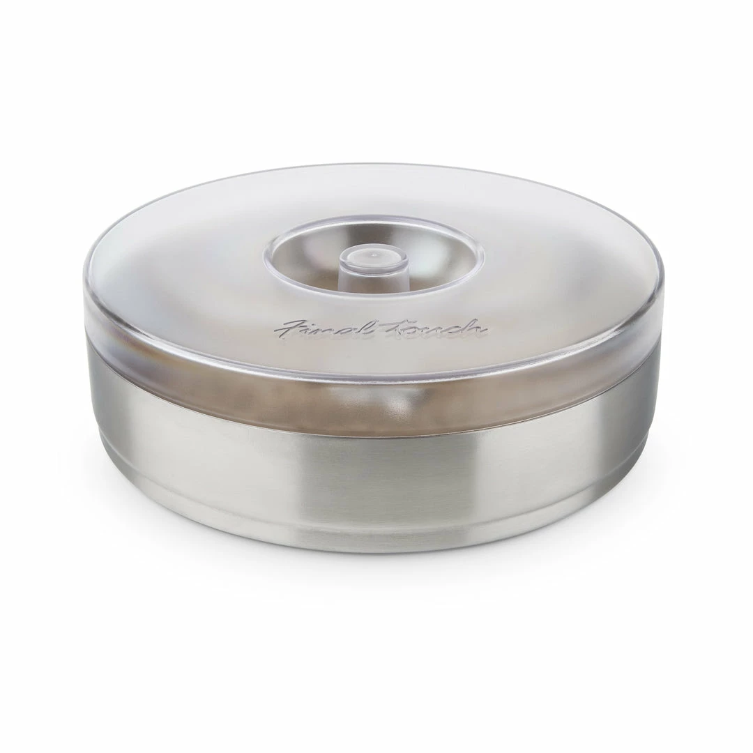 Brand new โ Final Touch Tabletop & Bar Stainless Steel Cocktail Rimming Tray ๐คฉ 6 Final Touch Tabletop & Bar Stainless Steel Cocktail Rimming Tray