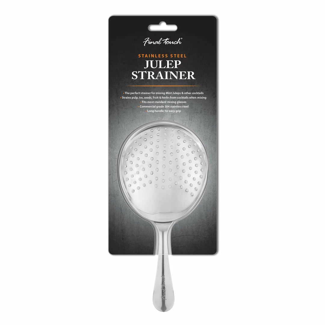 Buy โญ Final Touch Stainless Steel Julep Strainer ๐ 4 Final Touch Stainless Steel Julep Strainer