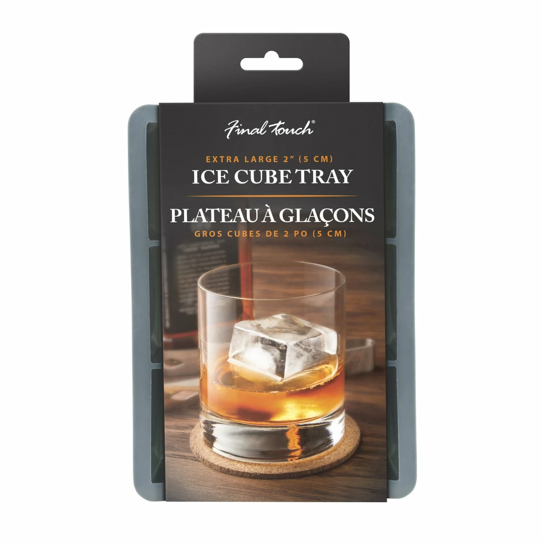 Deals 👏 Final Touch 2" Extra-Large 6 Cube Ice Mould ✨ 7 Final Touch 2" Extra-Large 6 Cube Ice Mould
