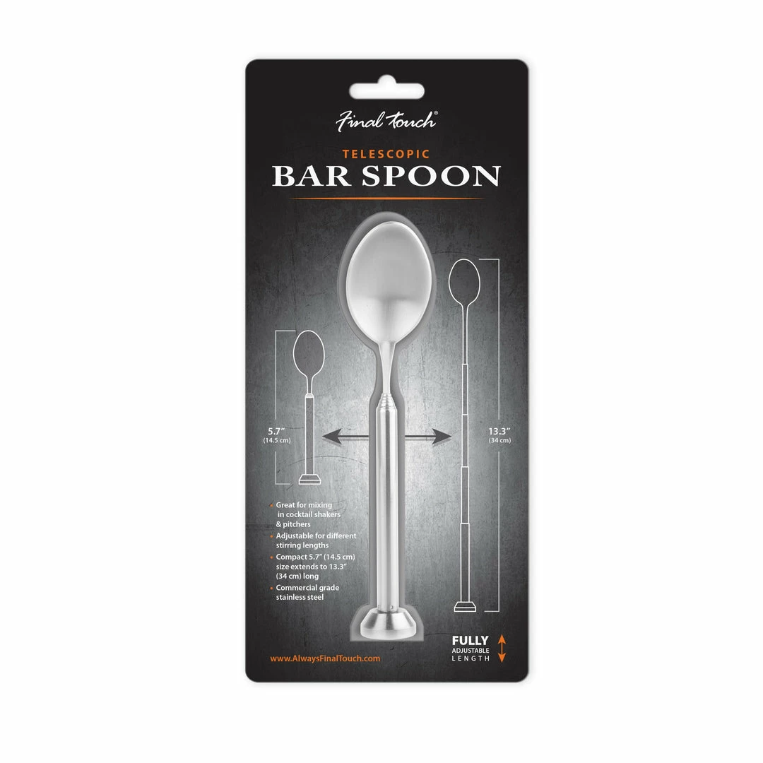 Wholesale 🥰 Final Touch Telescopic Bar Spoon Tabletop & Bar ❤️ 7 Final Touch Telescopic Bar Spoon Tabletop & Bar