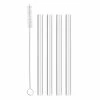 Final Touch Tabletop & Bar Reusable Glass Cocktail Straws - Set Of 4