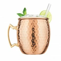 Final Touch Tabletop & Bar Reusable Glass Cocktail Straws - Set Of 4