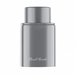 Final Touch Tabletop & Bar Wine Bottle Pump / Stopper - Grey