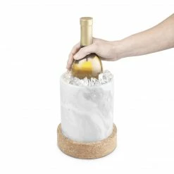 Final Touch Marble & Cork Wine Chiller Tabletop & Bar