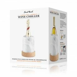 Final Touch Marble & Cork Wine Chiller Tabletop & Bar