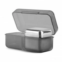 Final Touch Whiskey Cubes - Set Of 2 - Stainless Steel Tabletop & Bar