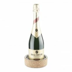 Final Touch Cork Bottle Coaster Tabletop & Bar
