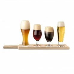 Final Touch Tabletop & Bar 6 Piece Beer Tasting Paddle Set