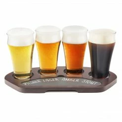 Final Touch Craft Beer Flight Set Tabletop & Bar