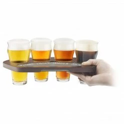 Final Touch Craft Beer Flight Set Tabletop & Bar