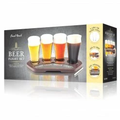 Final Touch Craft Beer Flight Set Tabletop & Bar