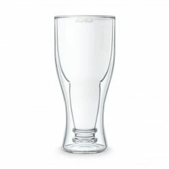 Tabletop & Bar Final Touch Bottoms Up Double Wall Beer Glass