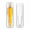 Promo ❤️ Final Touch Bottoms Up - Double-Wall Beer Can Glass Set - Set Of 2 Tabletop & Bar ✨ 1 Final Touch Bottoms Up - Double-Wall Beer Can Glass Set - Set Of 2 Tabletop & Bar