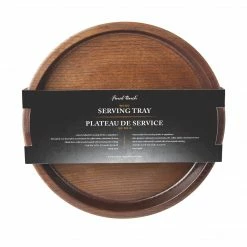 Final Touch Solid Wood Serving Tray