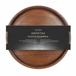 Final Touch Solid Wood Serving Tray