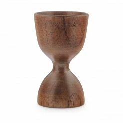 Final Touch Tabletop & Bar Solid Wood Double Jigger