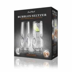 Cheap ⌛ Final Touch Bubbles Seltzer / Bubbly Beverage Glasses - 17 Oz (500 Ml) ✨ 10 Final Touch Bubbles Seltzer / Bubbly Beverage Glasses - 17 Oz (500 Ml)
