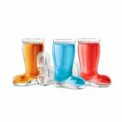 Final Touch Das Boot Shot Glasses - Set Of 4 Tabletop & Bar