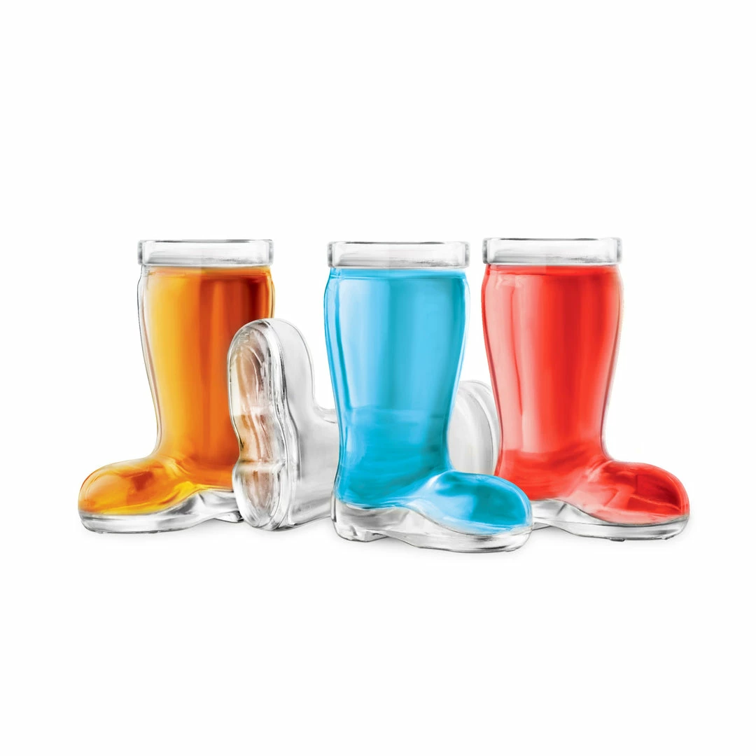 Best Sale 🎉 Final Touch Das Boot Shot Glasses - Set Of 4 Tabletop & Bar 😍 4 Final Touch Das Boot Shot Glasses - Set Of 4 Tabletop & Bar