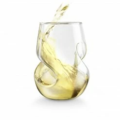 Final Touch Conundrum White Wine Glasses - Set Of 4 Tabletop & Bar